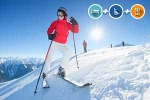 Ski package near the slopes