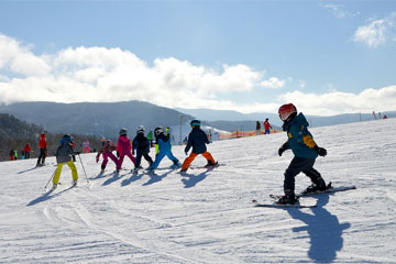 All inclusive ski holidays near ski school