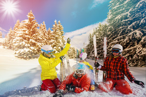 Ski hotel with children's club